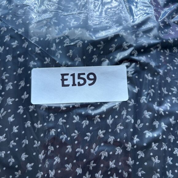 H&M High Neck Maxi Dress Black White Floral Mixed Print Sheer Sexy Size 10 E159 - Picture 9 of 9